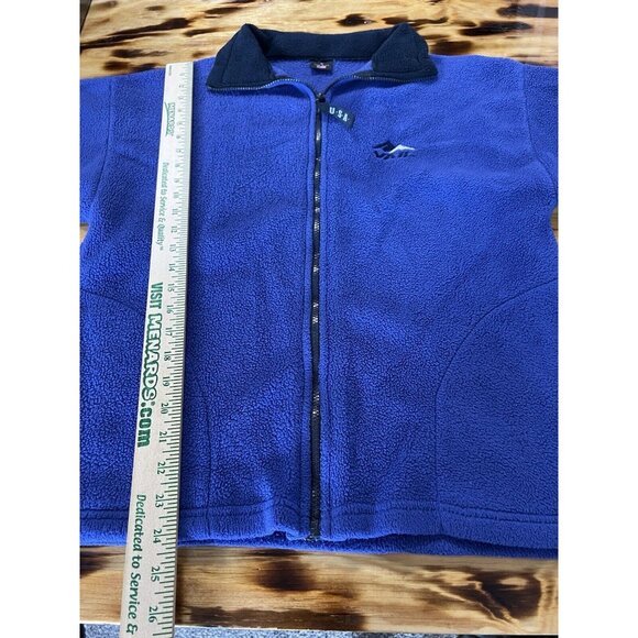 Vail Full Zip Fleece Jacket Size Medium Outdoor Preppy Hiking Vacation‎ Travel - Picture 3 of 14